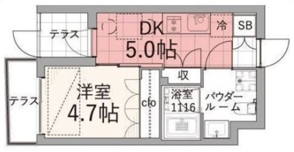 TAS上北沢レジデンスの物件間取画像